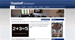 Desktop Screenshot of chaostreff-dortmund.de